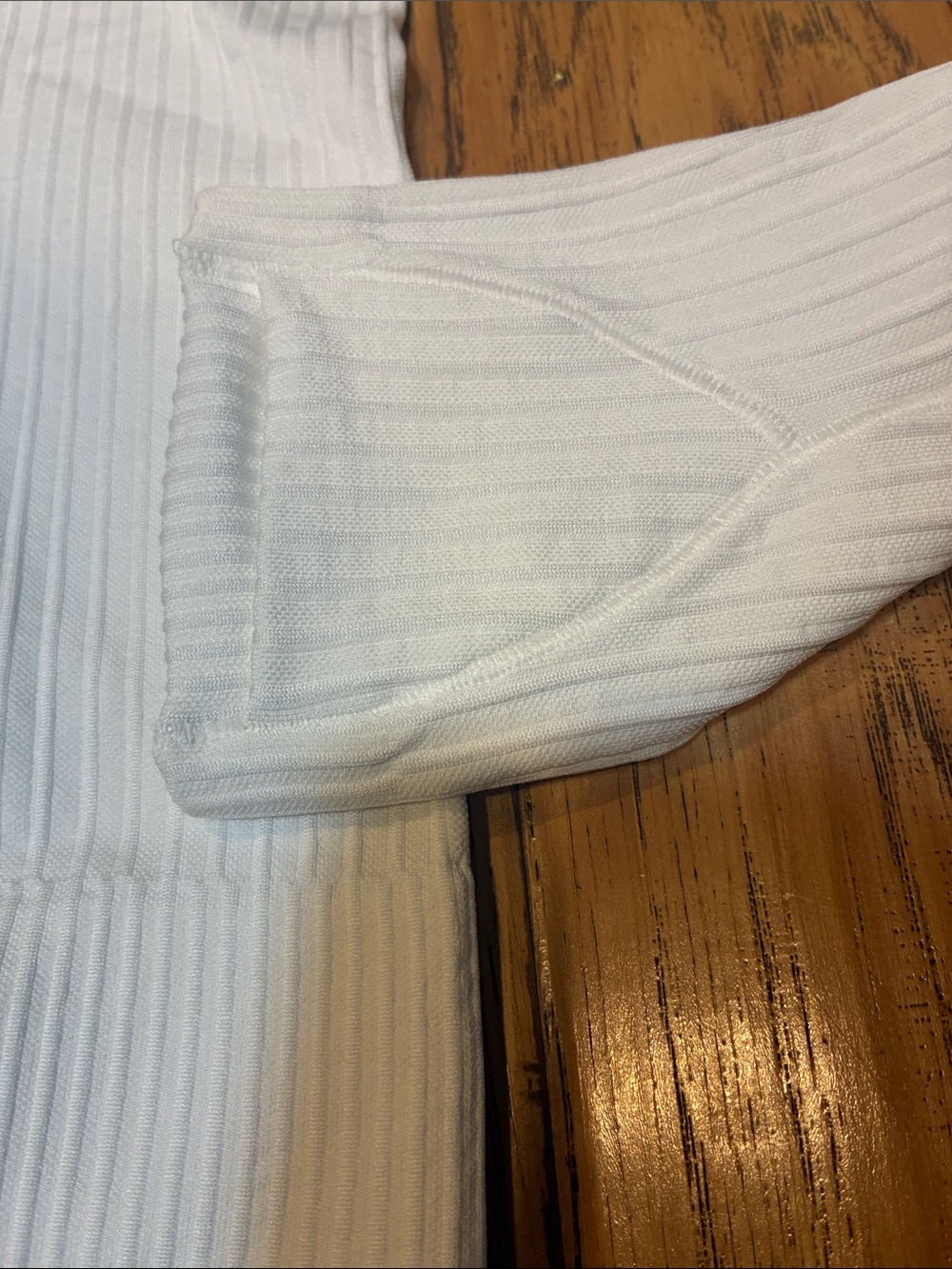 lululemon athletica Ribbed Half-Zip Sweater - White - Picture 3 of 10